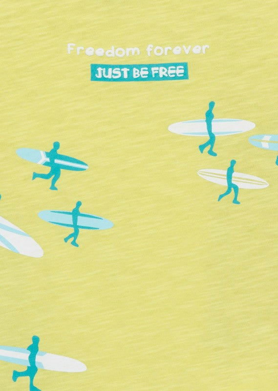 Koszulka z krótkim rękawem dla chłopców Losan 115-1033AL-020 kolor Żółty -  - #tag1# - #tag2# - #tag3# - #tag4#