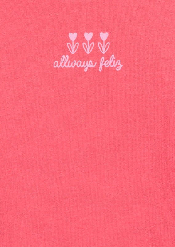 Koszulka z krótkim rękawem dziewczęca Losan 116-1030AL-766 kolor Różowy -  - #tag1# - #tag2# - #tag3# - #tag4#