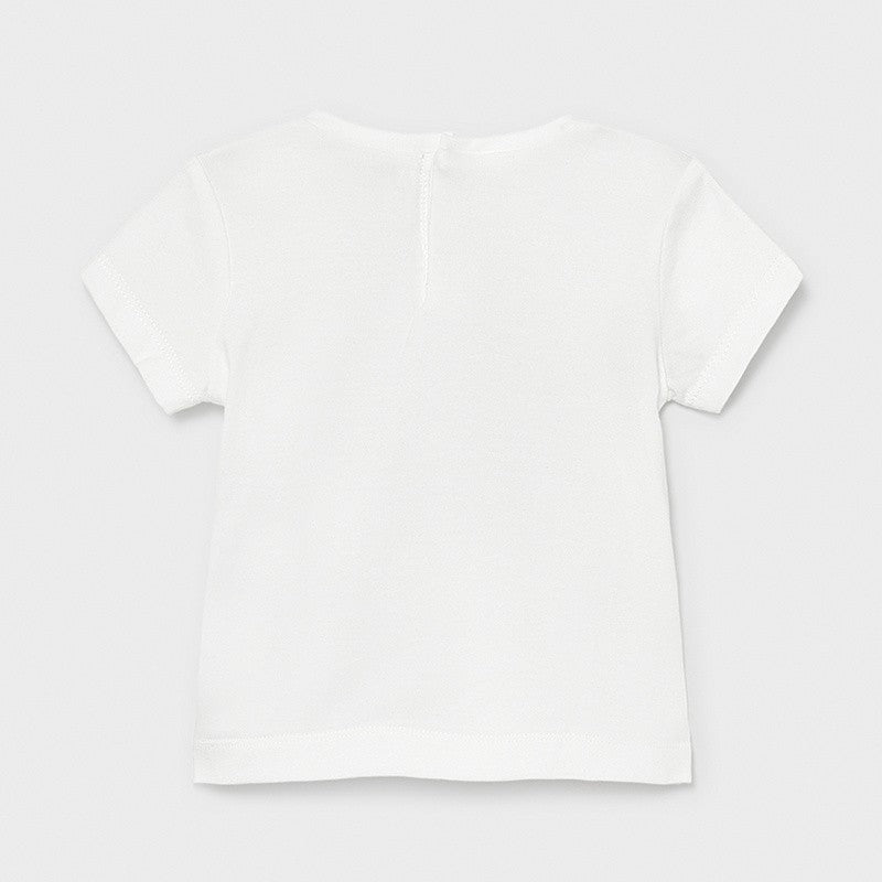 Koszulka z krótkim rękawem dziewczęca Mayoral 105-33 Biały -  - #tag1# - #tag2# - #tag3# - #tag4#