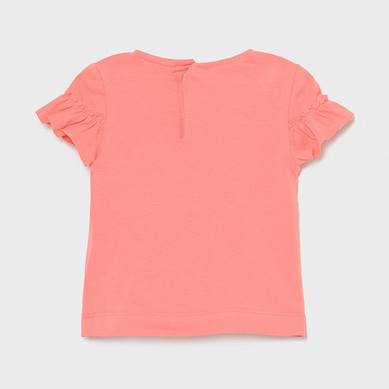 Koszulka z krótkim rękawem dziewczęca Mayoral 1082-18 Koralowy -  - #tag1# - #tag2# - #tag3# - #tag4#