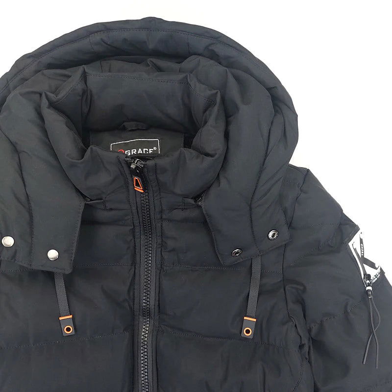 Kurtka Zimowa chłopak czarny B60172-71023  GKMOC -  - #tag1# - #tag2# - #tag3# - #tag4#