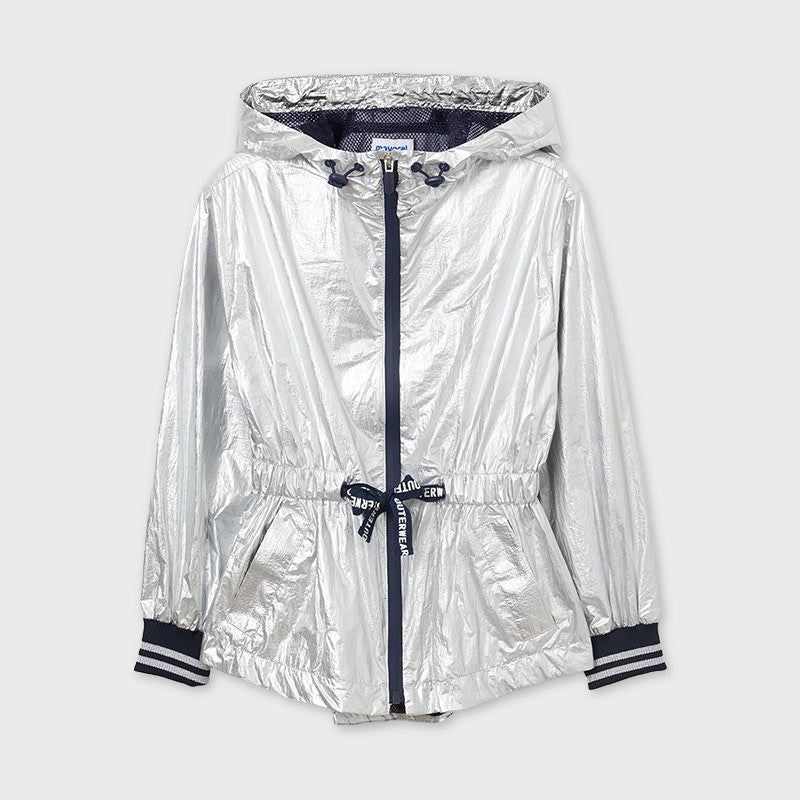 Kurtka przeciwwiatrowa dziewczęca Mayoral 6472-62 Srebrny -  - #tag1# - #tag2# - #tag3# - #tag4#