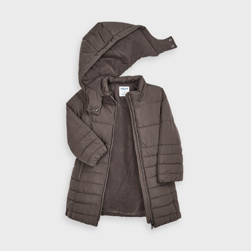 Kurtka zimowa dziewczęca Mayoral 4415-47 brązowa -  - #tag1# - #tag2# - #tag3# - #tag4#