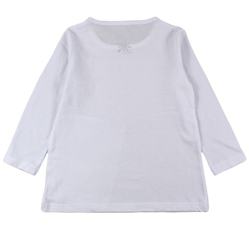 Losan 726-1203AD-001 bluzka cekiny kolor biały -  - #tag1# - #tag2# - #tag3# - #tag4#