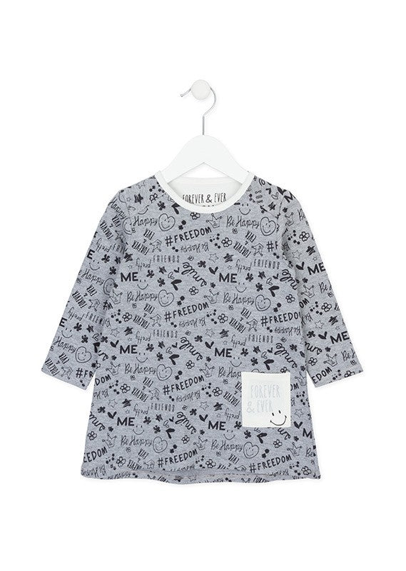 Losan 726-7011AD-300 sukienka kolor szary -  - #tag1# - #tag2# - #tag3# - #tag4#