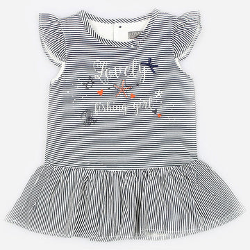 Losan Sukienka dla dziewczynki w granatowe paski 918-7017AA-378 -  - #tag1# - #tag2# - #tag3# - #tag4#