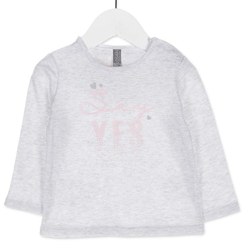 Losan bluzka dla dziewczyny kolor szary 828-1003AD -  - #tag1# - #tag2# - #tag3# - #tag4#