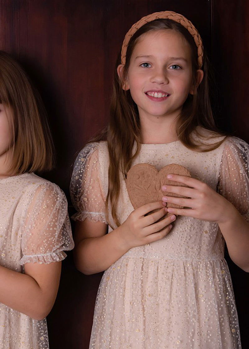 MINIMI 130/20 Sukienka elegancka kolor beż -  - #tag1# - #tag2# - #tag3# - #tag4#