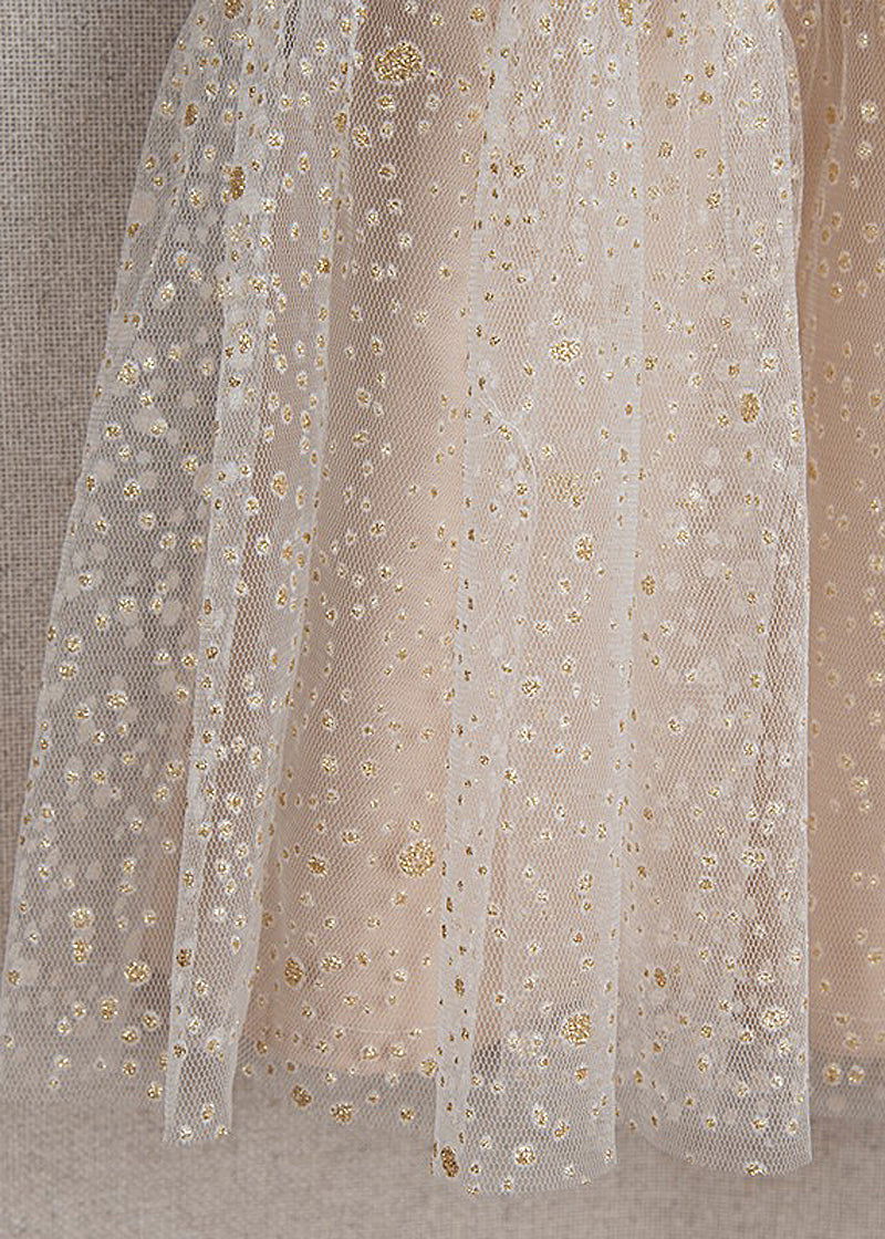 MINIMI 130/20 Sukienka elegancka kolor beż -  - #tag1# - #tag2# - #tag3# - #tag4#