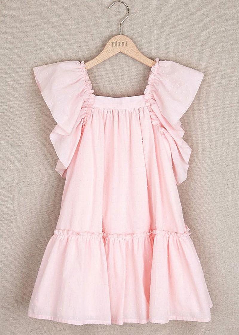 MINIMI 18/23 Sukienka elegancka kolor róż -  - #tag1# - #tag2# - #tag3# - #tag4#