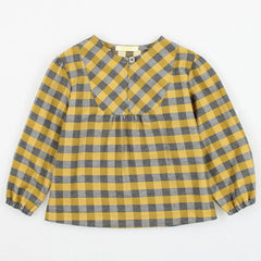 MINIMI elegant checkered blouse for girls 84/19