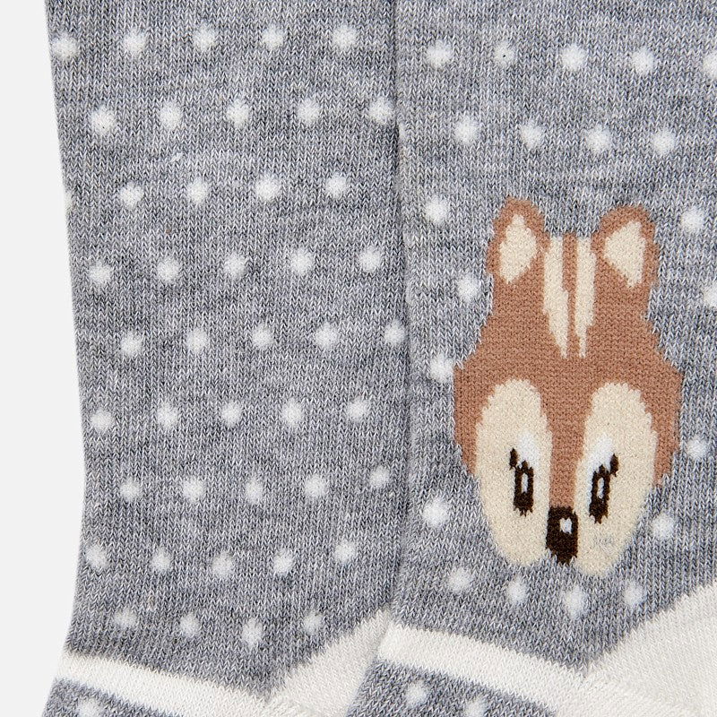 Mayoral 10455-45 Rajstopy żakardowe dziecięce w kropki szare -  - #tag1# - #tag2# - #tag3# - #tag4#