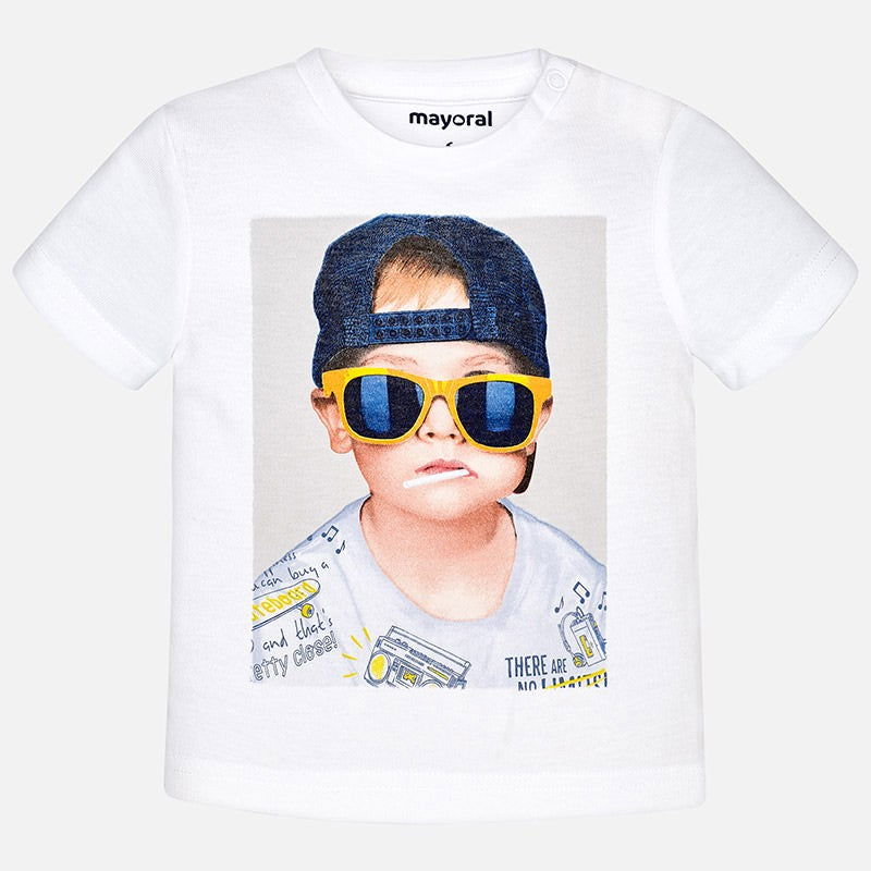 Mayoral 1050-50 Koszulka krótki rękaw boy kolor Biały -  - #tag1# - #tag2# - #tag3# - #tag4#