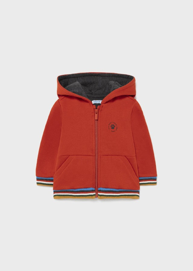 Mayoral 11-02425-058 Bluza z kapturem dla chłopca 2425-58 ciemny pomarańcz -  - #tag1# - #tag2# - #tag3# - #tag4#