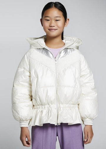 Mayoral 11-07443-008 Kurtka zimowa dla dziewczyny 7443-8 perłowy -  - #tag1# - #tag2# - #tag3# - #tag4#