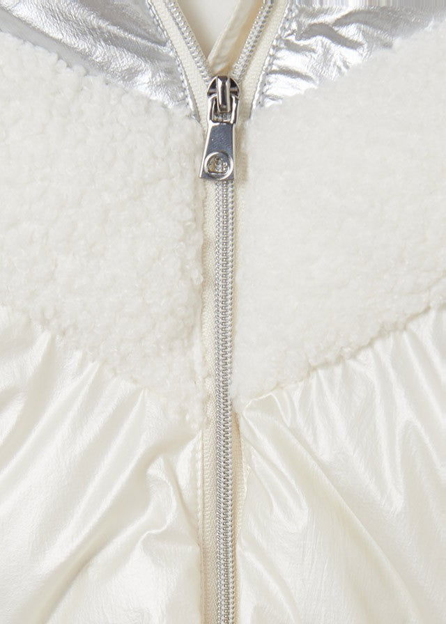 Mayoral 11-07443-008 Kurtka zimowa dla dziewczyny 7443-8 perłowy -  - #tag1# - #tag2# - #tag3# - #tag4#