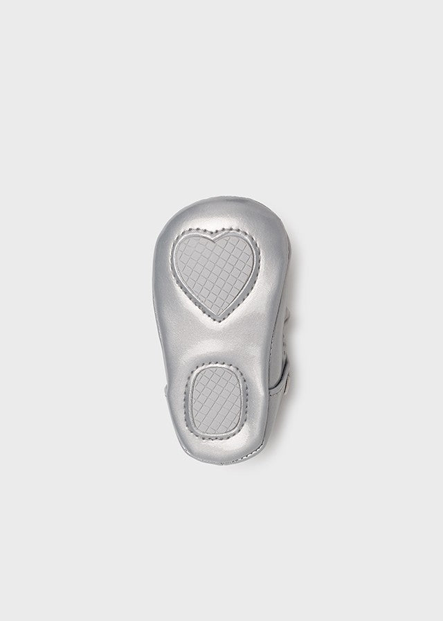 Mayoral 11-09455-038 Balerinki dziewczynka 9455-38 srebrne -  - #tag1# - #tag2# - #tag3# - #tag4#