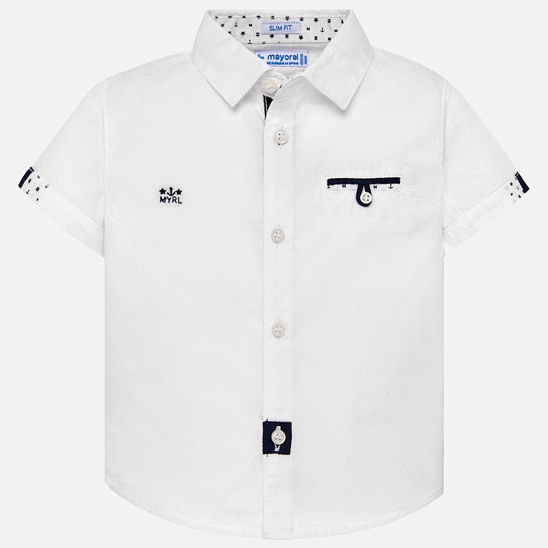 Mayoral 1127-90 Koszula chłopięca kolor biały -  - #tag1# - #tag2# - #tag3# - #tag4#