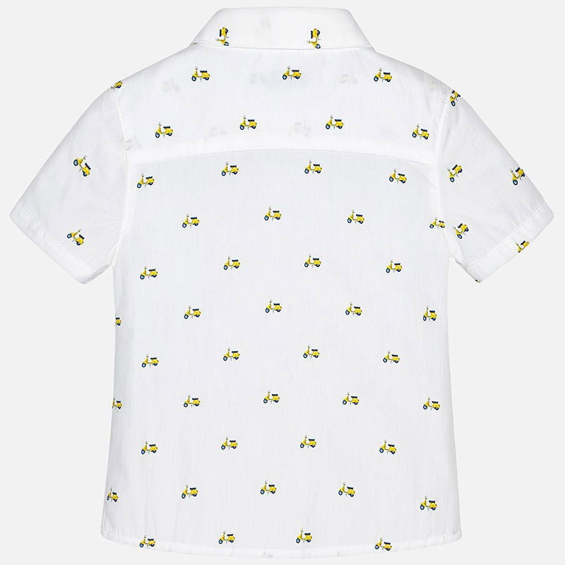 Mayoral 1152-51 Koszula chłopięca kolor biały/żółty -  - #tag1# - #tag2# - #tag3# - #tag4#