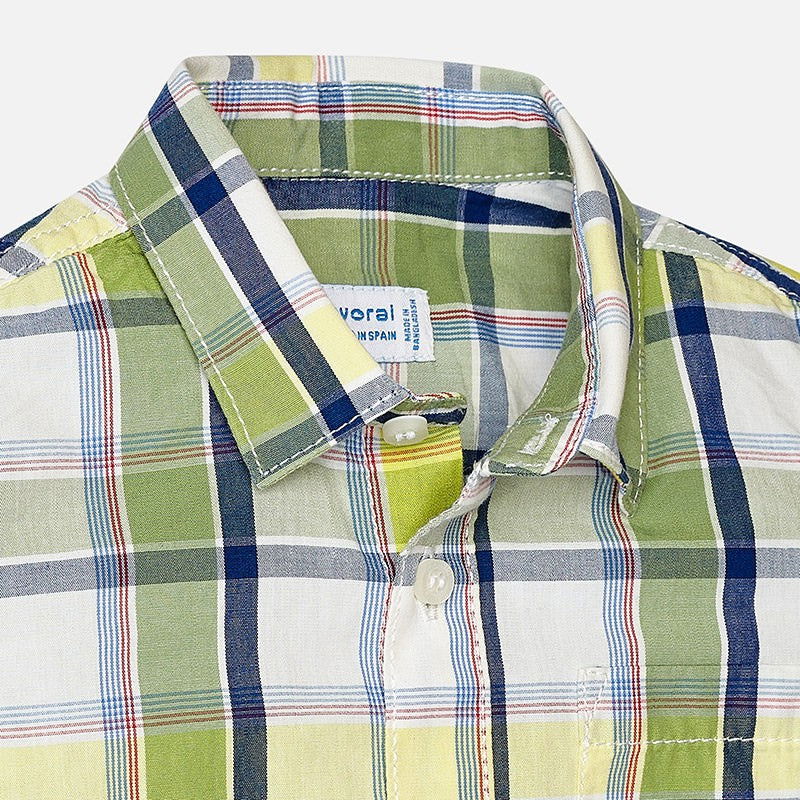 Mayoral 1162-49 Koszula chłopięca kolor Limonka -  - #tag1# - #tag2# - #tag3# - #tag4#