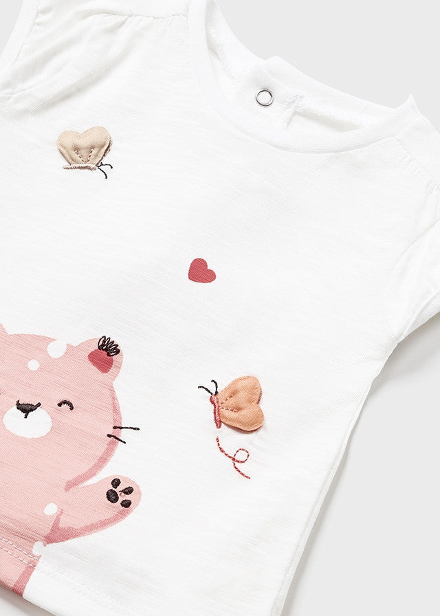 Mayoral 1746-73 Komplet z opaską dziewczynka kolor morela -  - #tag1# - #tag2# - #tag3# - #tag4#