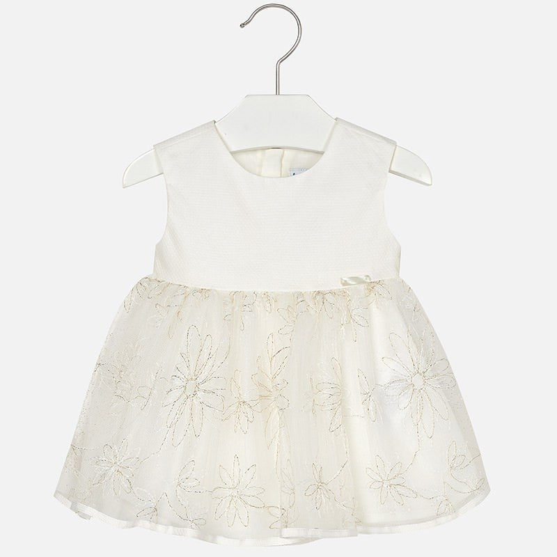 Mayoral 1914-10 Sukienka dziewczęca tiul kolor Szampan -  - #tag1# - #tag2# - #tag3# - #tag4#