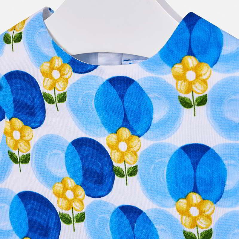 Mayoral 1923-30 Sukienka dziewczęca kolor niebieski -  - #tag1# - #tag2# - #tag3# - #tag4#