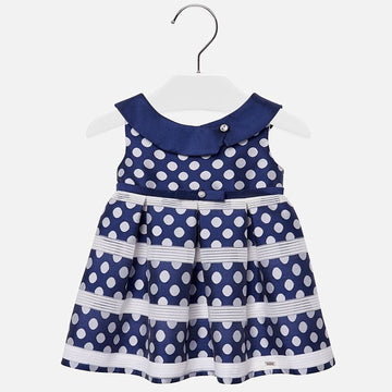 Mayoral 1924-36 Sukienka dziewczęca kolor granat -  - #tag1# - #tag2# - #tag3# - #tag4#