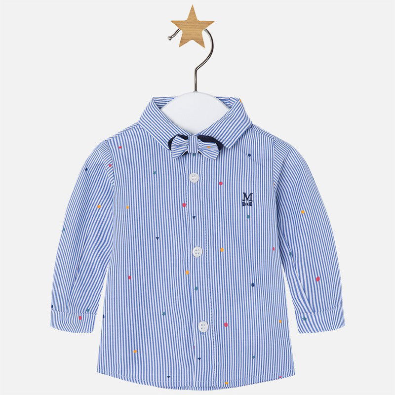 Mayoral 2107-74 Koszula długi rękaw i muszka kolor Głęboki granat -  - #tag1# - #tag2# - #tag3# - #tag4#