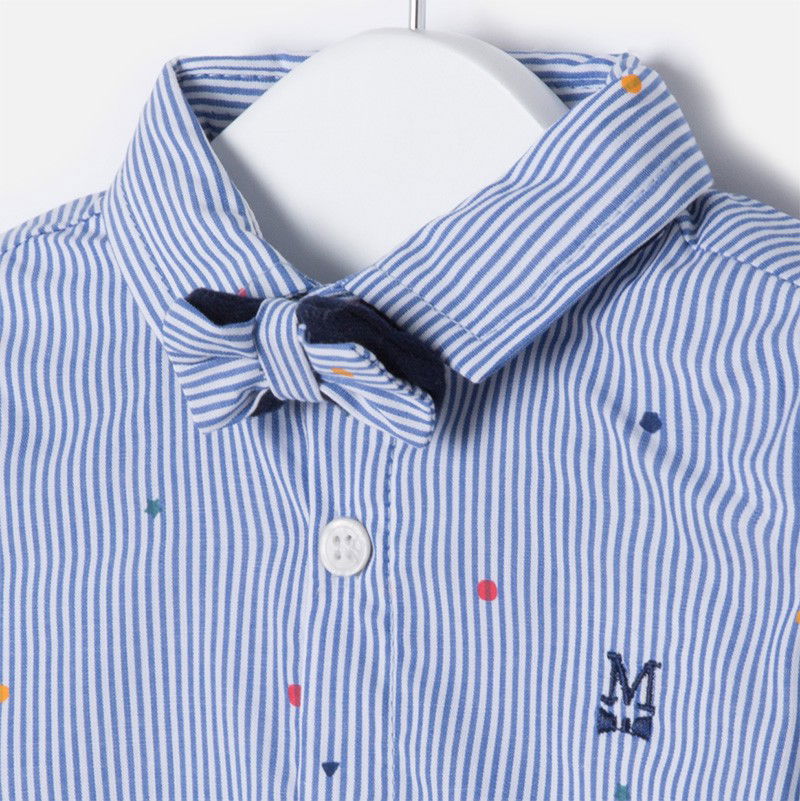 Mayoral 2107-74 Koszula długi rękaw i muszka kolor Głęboki granat -  - #tag1# - #tag2# - #tag3# - #tag4#