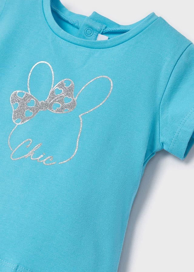 Mayoral 22-00105-047 Koszulka z krótkim rękawem dziewczynka 105-47 turkus -  - #tag1# - #tag2# - #tag3# - #tag4#