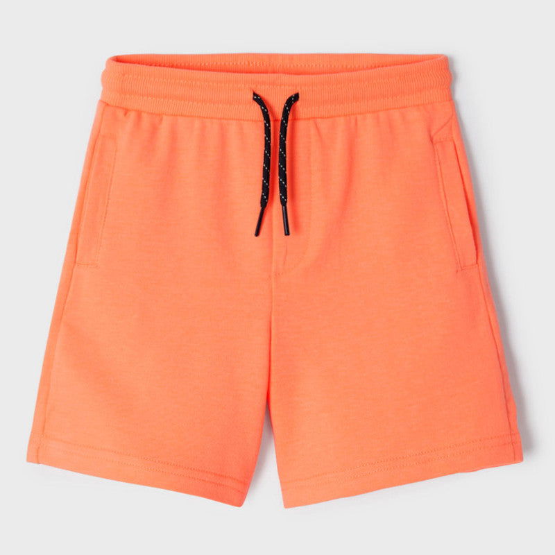 Mayoral 22-00611-072 Bermudy bawełniane chłopiec 611-72 papaya fluor -  - #tag1# - #tag2# - #tag3# - #tag4#