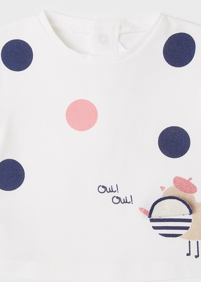 Mayoral 22-01001-077 Komplet 2 koszulki dziewczynka 1001-77 różowy -  - #tag1# - #tag2# - #tag3# - #tag4#