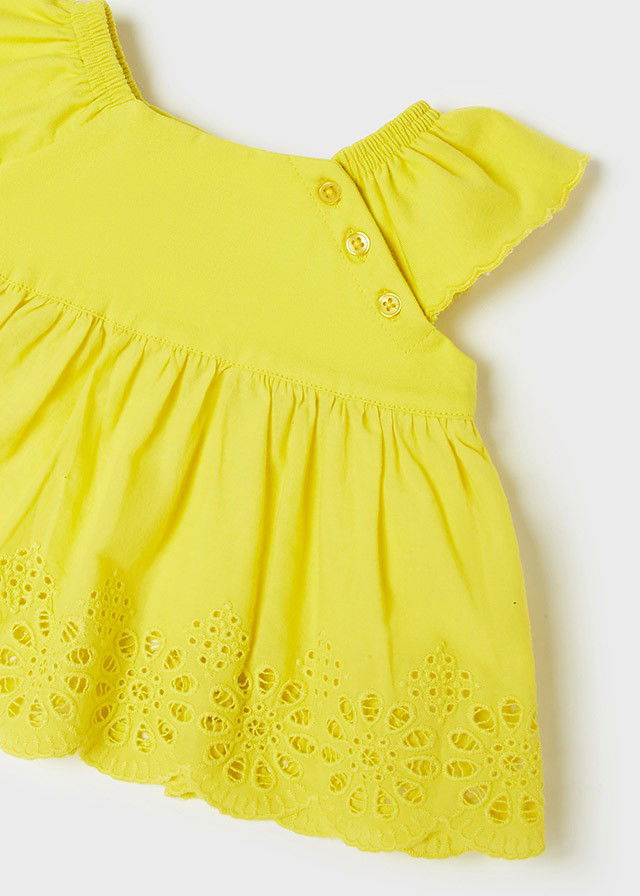 Mayoral 22-01026-042 Koszulka z krótkim rękawem dziewczynka 1026-42 cytrynowy -  - #tag1# - #tag2# - #tag3# - #tag4#