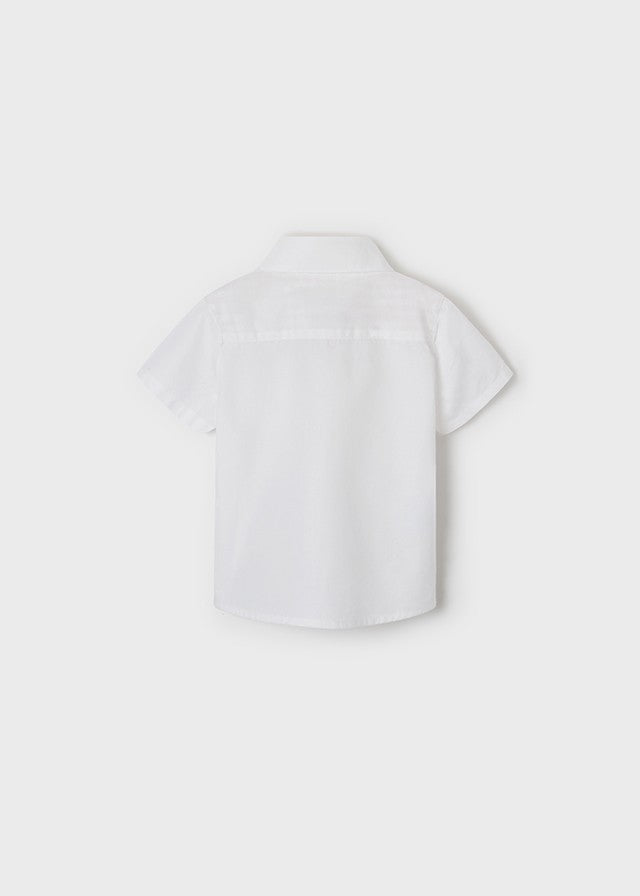 Mayoral 22-01112-095 Koszula z krótkim rękawem chłopiec 1112-95 biały -  - #tag1# - #tag2# - #tag3# - #tag4#