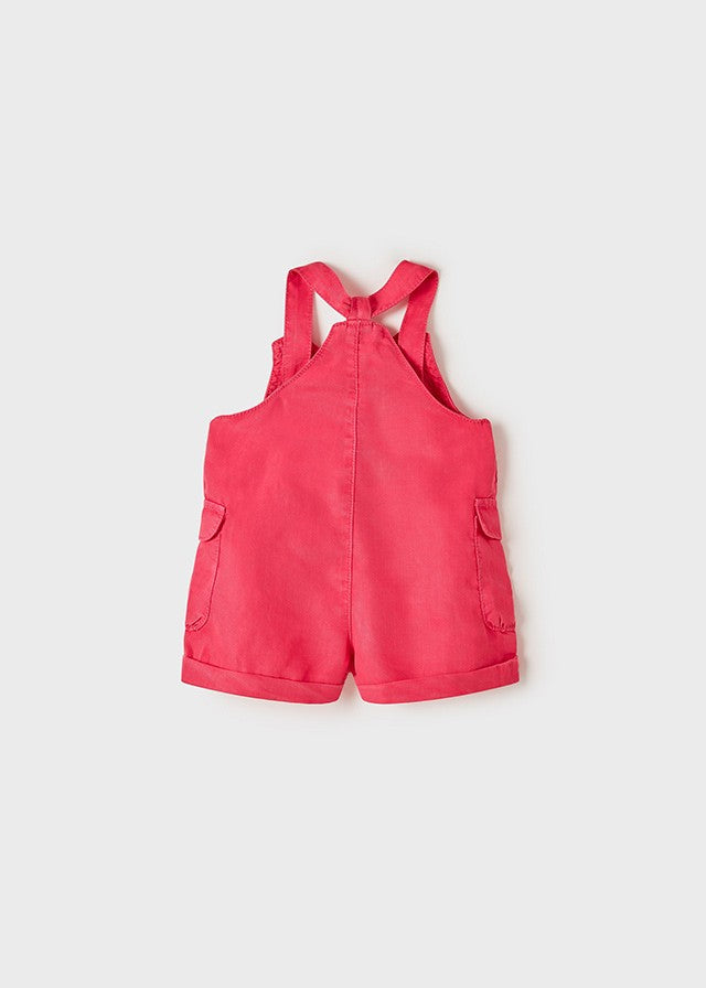 Mayoral 22-01884-020 Kombinezon krótki dziewczynka 1884-20 magenta -  - #tag1# - #tag2# - #tag3# - #tag4#
