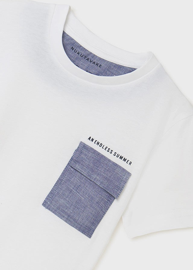 Mayoral 22-06001-025 Koszulka z krótkim rękawem chłopiec 6001-25 biały -  - #tag1# - #tag2# - #tag3# - #tag4#