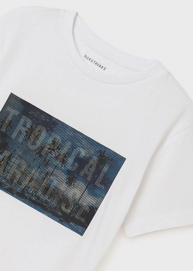 Mayoral 22-06007-035 Koszulka z krótkim rękawem chłopiec 6007-35 biały -  - #tag1# - #tag2# - #tag3# - #tag4#