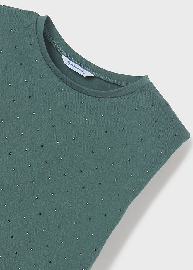 Mayoral 22-06039-076 Koszulka na ramiączkach dziewczynka 6039-76 sosna -  - #tag1# - #tag2# - #tag3# - #tag4#