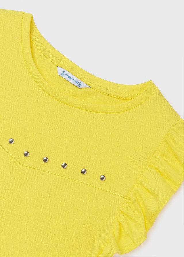Mayoral 22-06042-029 Koszulka na ramiączkach dziewczynka 6042-29 mimoza -  - #tag1# - #tag2# - #tag3# - #tag4#