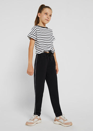 Mayoral 22-06574-096 Spodnie dresowe dziewczynka 6574-96 czarny -  - #tag1# - #tag2# - #tag3# - #tag4#
