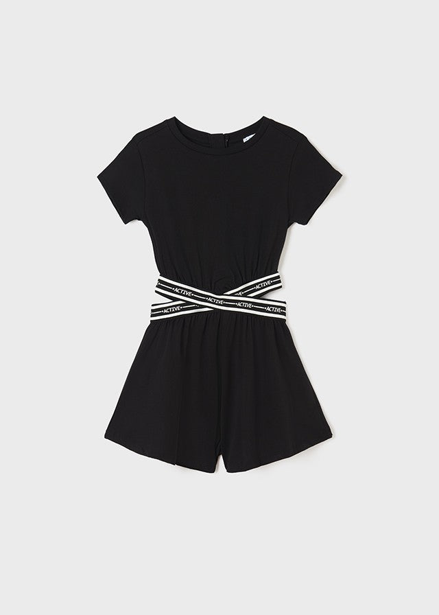 Mayoral 22-06834-010 Kombinezon sportowy dziewczynka 6834-10 czarny -  - #tag1# - #tag2# - #tag3# - #tag4#