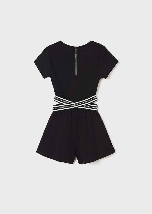 Mayoral 22-06834-010 Kombinezon sportowy dziewczynka 6834-10 czarny -  - #tag1# - #tag2# - #tag3# - #tag4#