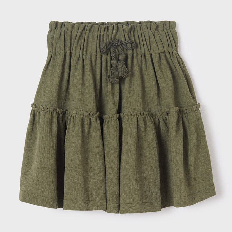 Mayoral 22-06951-010 Spódniczka z krepy dziewczynka 6951-10 algi -  - #tag1# - #tag2# - #tag3# - #tag4#