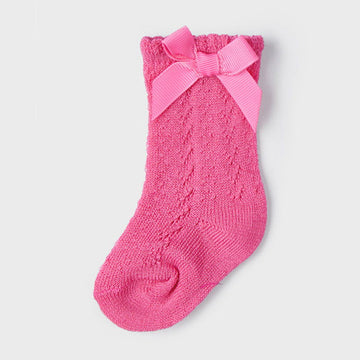 Mayoral 22-09481-067 Skarpetki wysokie dziewczynka 9481-67 geranium -  - #tag1# - #tag2# - #tag3# - #tag4#