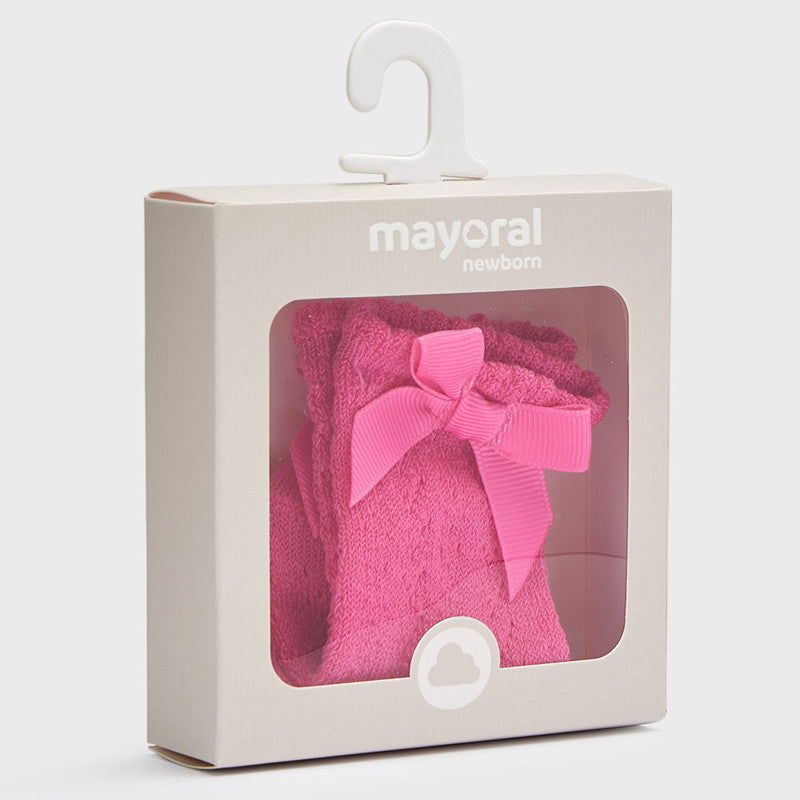 Mayoral 22-09481-067 Skarpetki wysokie dziewczynka 9481-67 geranium -  - #tag1# - #tag2# - #tag3# - #tag4#