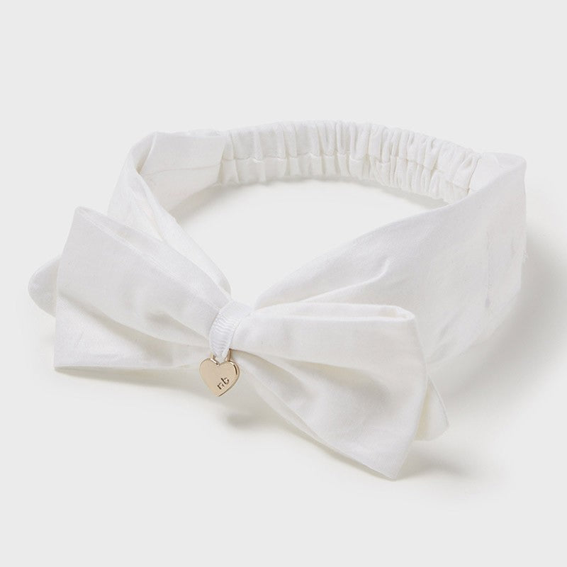 Mayoral 22-09499-066 Opaska dla dziewczynki 9499-66 biały -  - #tag1# - #tag2# - #tag3# - #tag4#