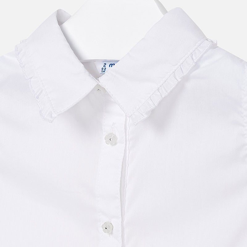 Mayoral 3107-48 Bluzka dziewczęca kolor biały -  - #tag1# - #tag2# - #tag3# - #tag4#