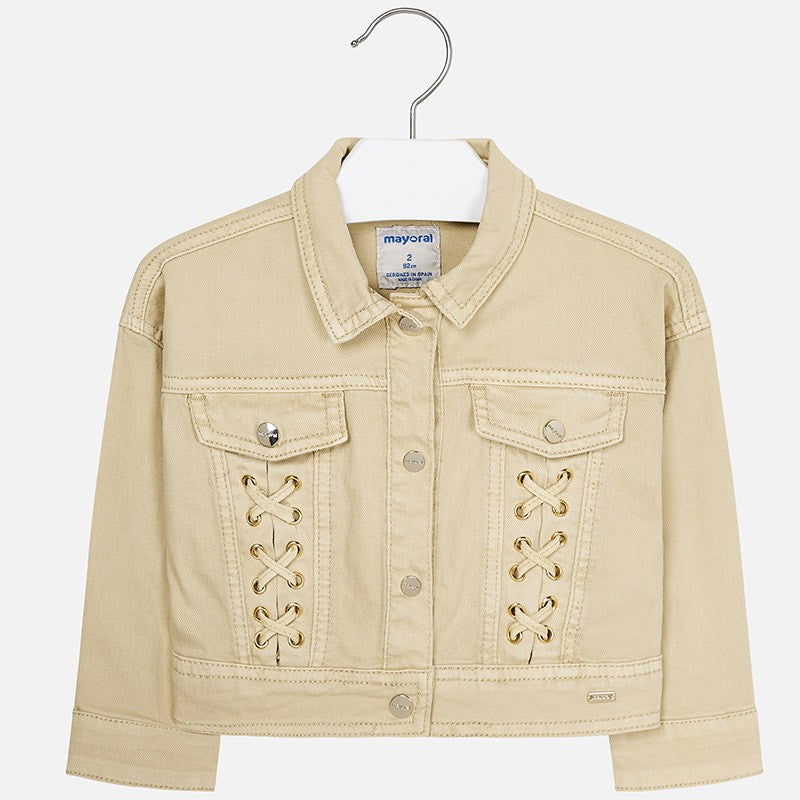 Mayoral 3407-18 Kurtka dziewczęca kolor beż -  - #tag1# - #tag2# - #tag3# - #tag4#