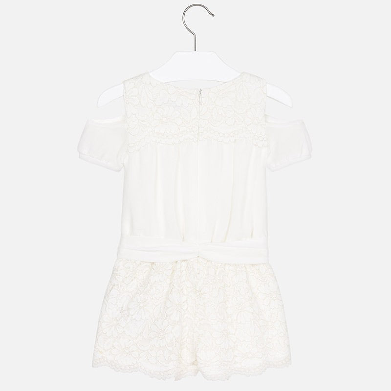 Mayoral 3801-50 Kombinezon dziewczęcy kolor krem -  - #tag1# - #tag2# - #tag3# - #tag4#